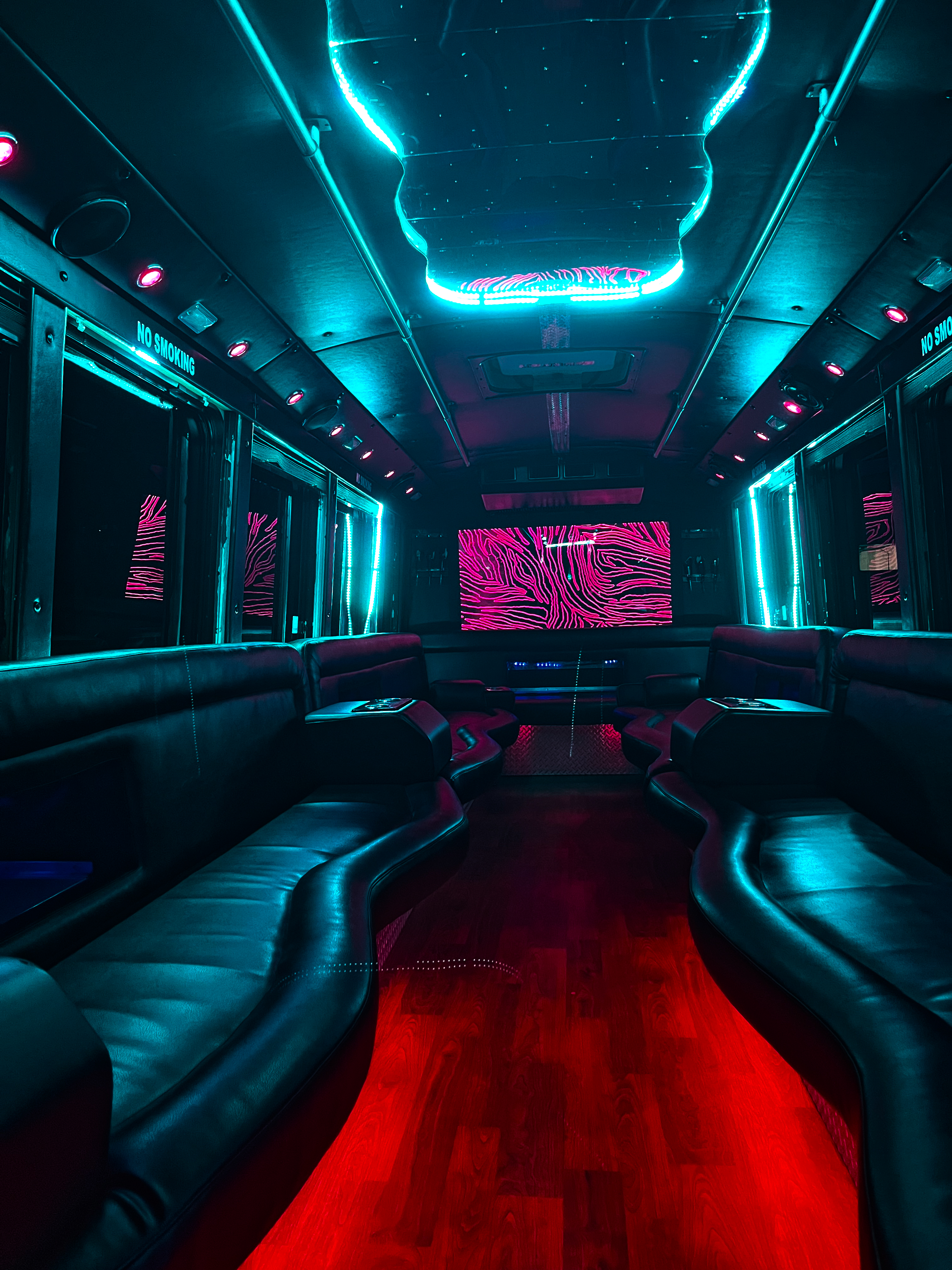 716 Limousine Fleet - gallery image of 20 pax luxury limousine buses